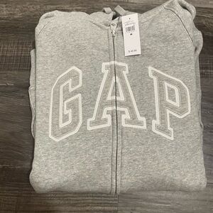 GAP Gray Zip-Up Hoodie
